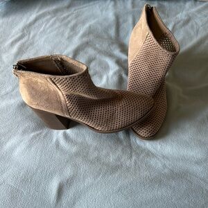 Women’s Beige Heel Booties